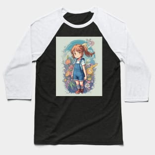 cute girl Baseball T-Shirt